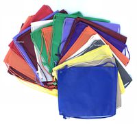 Georgiabags Value Pack-Set of 12 Non-Woven Drawstring Backpack Bags, Basic Multipurpose Backpacks, WHOLESALE BUDGET PRICE! (MIX-ASSORTED)