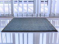 Floortex Doortex Ribmat, Indoor Entrance Mat, Blue, 24" x 36" (FRECOR2436BL)