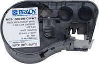 Brady MC1-1000-595-GN-WT Labels for BMP53/BMP51 Printers