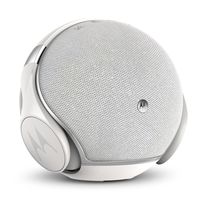Motorola Sphere+ Plus 2-in-1 Bluetooth Speaker with Over-Ear Headphones - White
