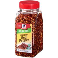 McCormick Crushed Red Pepper (Organic, Non-GMO, Kosher), 7.75 oz