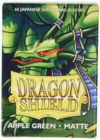 Arcane Tinman Dragon Shield Sleeves - Matte Japanese Apple Green (60) Card Sleeves