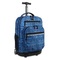 J World New York Sundance Laptop Rolling Backpack Backpack, WATER MARK