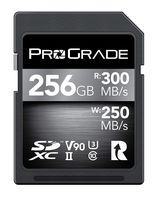 SD Card V90 (256GB) -Up to 250MB/s Write Speed and 300 MB/s Read Speed | for Professional Vloggers, Filmmakers, Photographers & Content Curators -Update Firmware Included - by ProGrade Digital