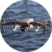 Roboterwerk M.O.N.A Mavic Dual: Nightflight LED Light Kit, accessories for DJI Mavic Pro, Mavic 2 (Pro/Zoom/Enterprise), up to 760 Lumen, tiltable lamps