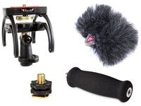 Rycote Portable Recorder Audio Kit for Sony PCM-D50 Digital Recorder, Includes Suspension Mount, Mini Windjammer, Extension Handle, Swivel Adapter