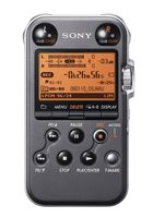 Sony PCM-M10 Portable Linear PCM Voice Recorder with Electret Condenser Stereo Microphones, 96 kHz/24-bit, 4GB Memory & USB High-Speed Port - Black