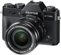 Fujifilm X-T20 Mirrorless Digital Camera w/XF18-55mmF2.8-4.0 R LM OIS Lens-Black
