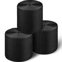 3 Packs Black Cable Grip Strip Carpet/Floor Cord Cover Cable Protector Cable Management,3"Width x 10'Length