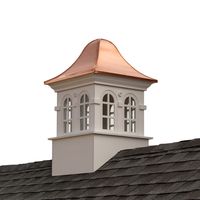 Good Directions Smithsonian Rockville Vinyl Cupola with Copper Roof, 60" x 98"