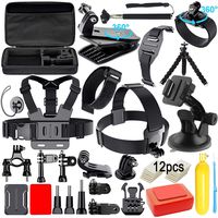 Action Camera Accessories Kit for Gopro Hero 8 7 6 5 4 3 Hero Session 5 Black SJ4000 5000 6000 Xiaomi Yi DJI AKASO Campark with Case