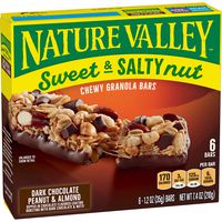 Nature Valley Granola Bars, Sweet & Salty Dark Chocolate Peanut & Almond 7.4 oz