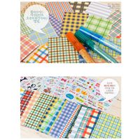 20 PCS Fabric Pattern Instax Films Sticker for FujiFilm Instax Mini 8 7s 25 50s