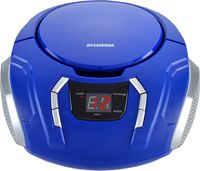 Sylvania SRCD261-Blue Portable CD Boombox with Am/FM Radio (Blue)