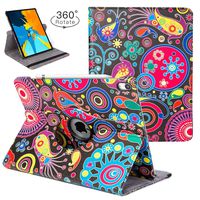 Povinmos Apple 2018 iPad Pro 12.9" 3rd Gen PU Leather Case Cover w/ 360 Rotating Stand