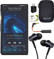 FiiO M11 PRO Bluetooth Music Player Bundle with 1MORE E1009 Headphones (Space Gray), Silicon Power 32GB MicroSD Card, iFi Ear Buddy Audio Attenuator 3.5mm, Blucoil USB Charger, and Portable Hard Case