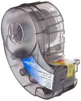 Brady X-17-351 Idxpert and Labxpert 1" Width x 0.5" Height, B-351 Tamper-Resistant Vinyl, Matte Finish Black on White Label (450 per Roll)