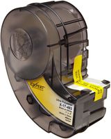 Brady X-17-483 IDXPERT 0.5" Height, 1" Width, B-483 Ultra Aggressive Polyester, Black On White Color Label (450 Per Cartridge)