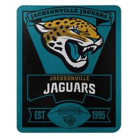 The Northwest Company Officially Licensed NFL Jacksonville Jaguars Marque Printed Fleece Throw Blanket, 50" x 60", Multi Color