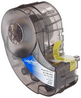 Brady X-156-492 Idxpert and Labxpert 0.9" Width x 1" Height, B-492 Polyester, Semi-Gloss FinishBlack on WhiteLabel (225 per Cartridge)