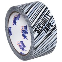 Tape Logic T905ST036PK Security Tape, Legend"Security Tape", 110 yds Length x 3" Width, 2.5 mil Thick, Black on White (Case of 6)