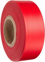 Brady Red Flagging Tape for Boundaries and Hazardous Areas - Non-Adhesive Tape, 1.188" Width, 300' Length (Pack of 1) - 58346