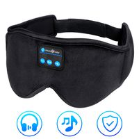 WUMINGLU Sleep Headphones,Bluetooth 5.0 Sleeping Headphones 2019 Upgraded Wireless Eye Mask Music Travel Sleep Mask Build in Microphone Washable for Side Sleepers