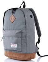 936Plus College Backpack High School Bookbag, Grey