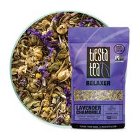 Tiesta Tea | Lavender Chamomile, Loose Leaf Soft Chamomile Herbal Tea | All Natural, Caffeine Free, Stress Relief, Relax, Sleep Tea, Calming | 8oz Bulk Bag - 200 Cups | Lavender Herbal Tea