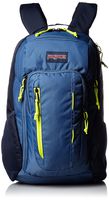 JanSport Mens Digital Carry Mainstream Beacon Backpack - Navy Moonshine/Lime