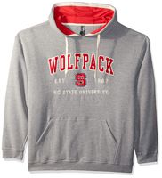 Ouray Sportswear NCAA North Carolina State Wolfpack Men's Peerless DLX, Premium Heather/Red, 2X