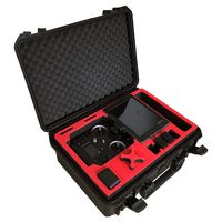Proessional Carrying Case for The DJI Cendence and CrystalSky Monitor (5.5" or 7.8") with a lot of Additional Space for Accessories by MC-CASES - Waterproofed