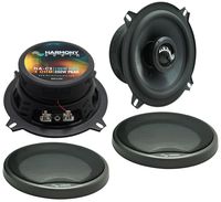 Harmony Audio HA-C5 Car Stereo Carbon 5.25" Replacement 250W Speakers & Grills