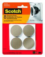 Scotch Gripping Pads, Round, Brown, 1.5-Inch Diameter, 8 Pads/Pack (SP940-NA)