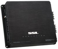 Sound Storm EV2.1200 Evolution 1200 Watt, 2 Channel, 2 to 8 Ohm Stable Class A/B, Full Range, Bridgeable, MOSFET Car Amplifier with Remote Subwoofer Control