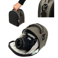 VanGoddy Laurel SLATE GREY Compact Pouch Cover Bag fits Canon SRL & DSLR Camera