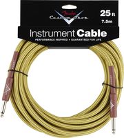 Fender Custom Shop Performance Series Cable (Straight-Straight Angle) for electric guitar, bass guitar, electric mandolin, pro audio