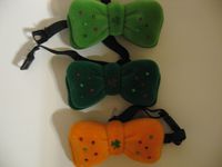 Wearing O' The Green Blinking Bowties