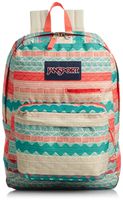 JanSport Unisex Digibreak Malt Tan Boho Stripe One Size