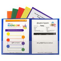 C-Line Classroom Connector School-to-Home Folders, Assorted Colors, 36 per Box (32000-36)