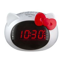 iHome Hello Kitty Bluetooth Dual Alarm Clock Radio Speaker (Si-B62.FX)