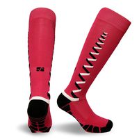 Vitalsox Patented Graduated Compression Socks, Tape Fuchsia, Small