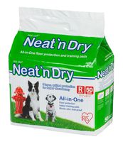 IRIS Neat 'n Dry Premium Pet Training Pads, Regular,  17.5" x 23.5", 50 Count