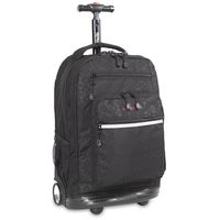 J World New York Sundance Rolling Backpack, Argyle Black, One Size