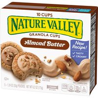 Peak Edition Nature Valley Granola Cups, Almond Butter, 6.2 oz. (5 Pouches)