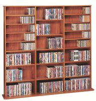 Leslie Dame High Capacity Multimedia Cabinet, Cherry