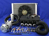 A/C KIT Universal UNDERDASH Evaporator Compressor 2A 432-000DC !! 12 V !! W/Electrical Harness