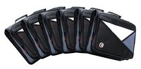 Case-it Universal 2-Inch 3-Ring Zipper Binder, Holds 13 Inch Laptop, Black, Case of 6 (LT-007-C-BLK)