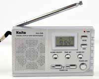 Kaito KA208 Super Mini Size AM/FM Radio with LCD Digital Display for Fine Tuning