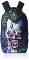 DC Comics Joker Molded Rubber Backpack, Fits Laptops Up to 17in, Multi, One Size